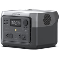 EcoFlow RIVER 2 Max 500 Portable Power Station – 499Wh LiFePO4 Battery, 1000W Output, 1-Hour Fast Charging Solar Generator for Camping & Backup Power