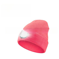 Unisex LED Knitted Beanie Hat | USB Rechargeable Headlamp Winter Warm Hat for Night Activities