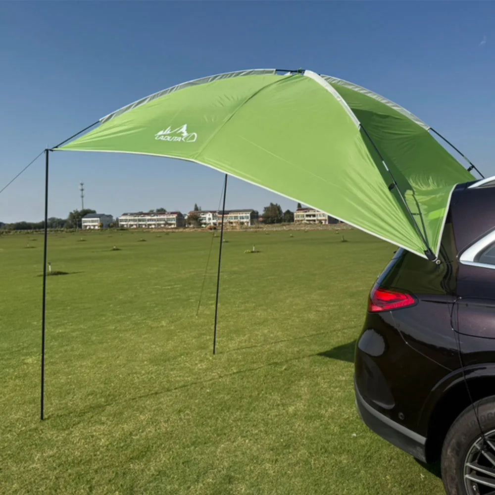 280x190cm Car Rear Tent Outdoor Camping Beach Travel Waterproof Sun Shelter Automobile Awning Rooftop Rain Canopy for SUV Sedan