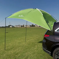 280x190cm Car Rear Tent Outdoor Camping Beach Travel Waterproof Sun Shelter Automobile Awning Rooftop Rain Canopy for SUV Sedan