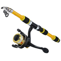 Heavy Duty Telescopic Fishing Rod & Reel Combo – Portable Full Fishing Kit (1.8M)