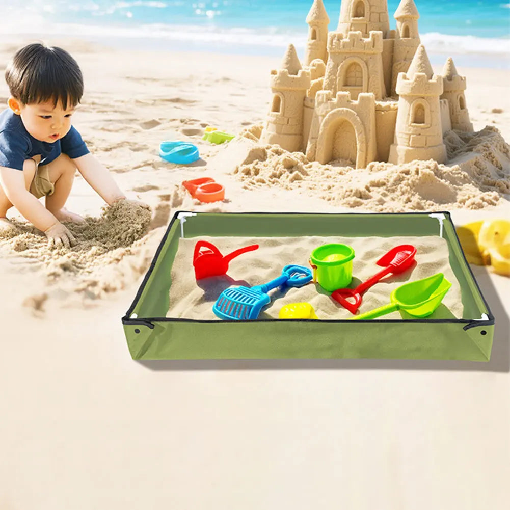 Foldable Shower Base with Drain Hose for Camping & Outdoor Use