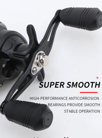 Ultra Lightweight Baitcasting Reel – High Speed Magnetic Brake Fishing Reel (12KG Max Drag)