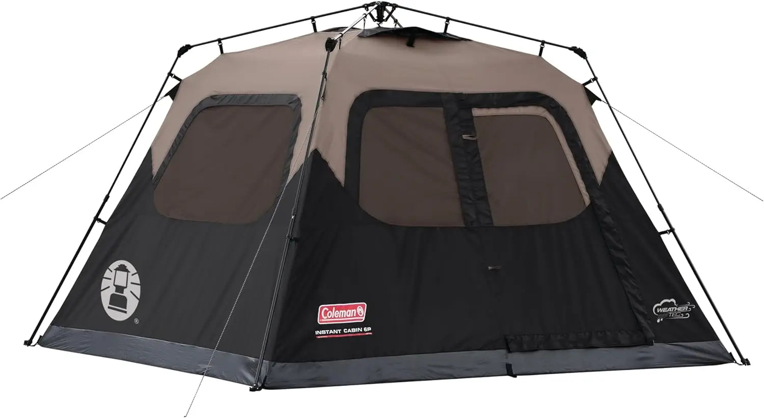 4/6/8/10 Person Instant Camping Tent – 1-Minute Setup Family Tent with Pre-Attached Poles, Air Vent & Carry Bag