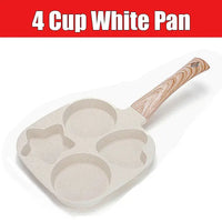 Nonstick Omelette Skillet Egg Frying Pan Heart-Shaped Healthy Breakfast Pancake Hamburger Bacon Pan with Heat-Resistant Handle