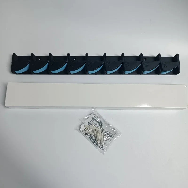 Wall Mounted Fishing Rod Holder Rack – Vertical & Horizontal Storage Organizer for Up to 9 Rods