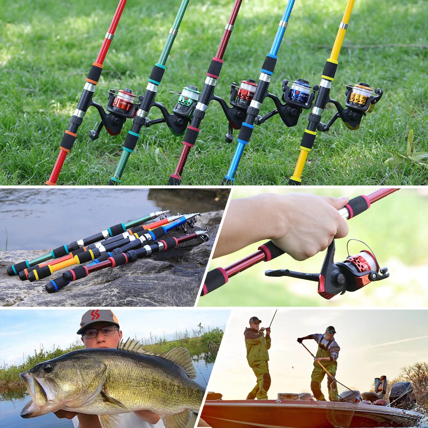 Heavy Duty Telescopic Fishing Rod & Reel Combo – Portable Full Fishing Kit (1.8M)