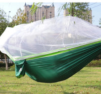 Portable Heavy Duty Nylon Camping Hammock with Mosquito Net – Single/Double Outdoor Travel Hammock