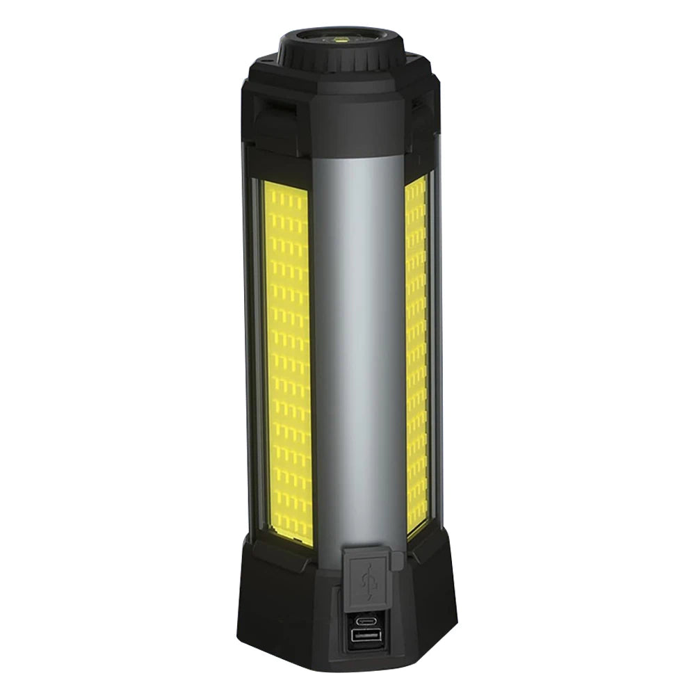 6000mAh LED Work Light Rechargeable Cordless Work Light with COB Construction Light Telescopic for Outdoor Camping