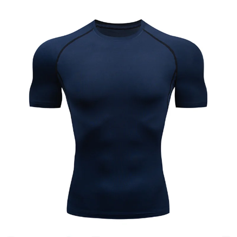 Men’s Compression Running T-Shirt – Quick Dry Short Sleeve Gym & Training Sportswear