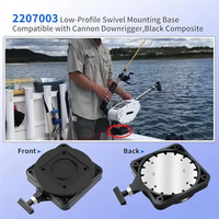 Adjustable Low Profile Swivel Mount Base – Heavy Duty Downrigger Mounting Base