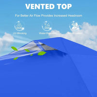 Durable -up Tent with 1 Sidewall (8'x8')