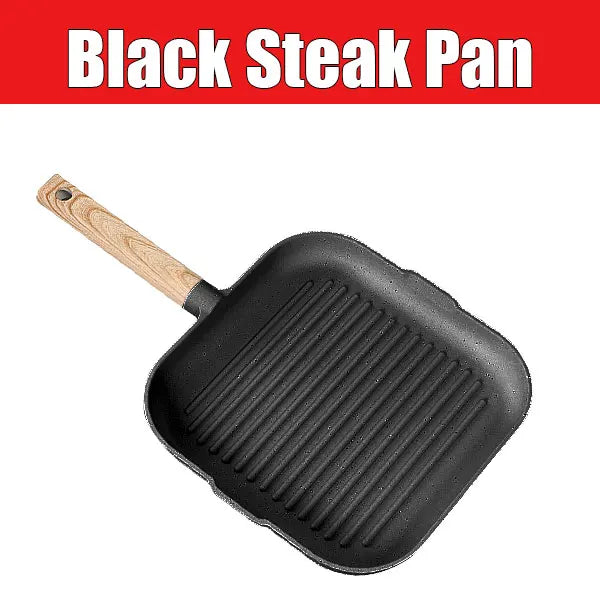 3 in 1 Frying Pan Aluminum Alloy Partitioned Non Stick 3 Section Divided Breakfast Pan Grill Pan Multifunction Kitchen Egg Pan