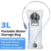 1.5L-3L Hydration Pack Water Bladder - Leakproof & BPA-Free