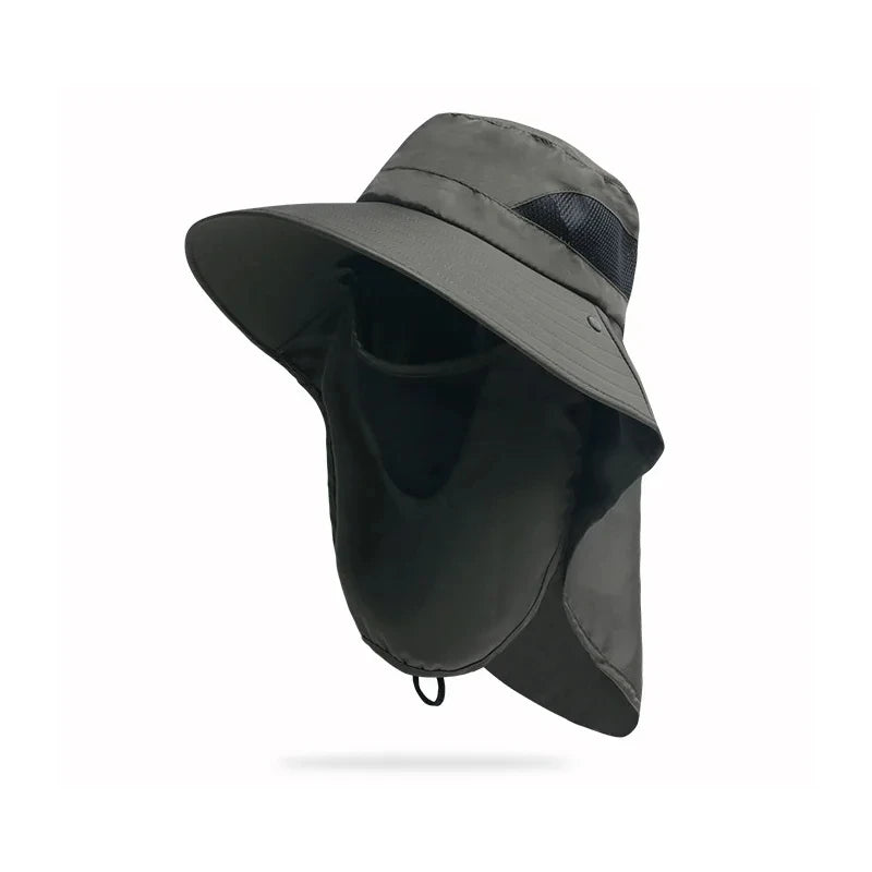 Wide Brim Fishing Hat – UV Protection Sun Cap with Breathable Lightweight Design