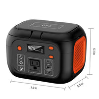 SinKeu 150W Portable Power Station – 97.68Wh Solar Generator for Camping & Emergency Use