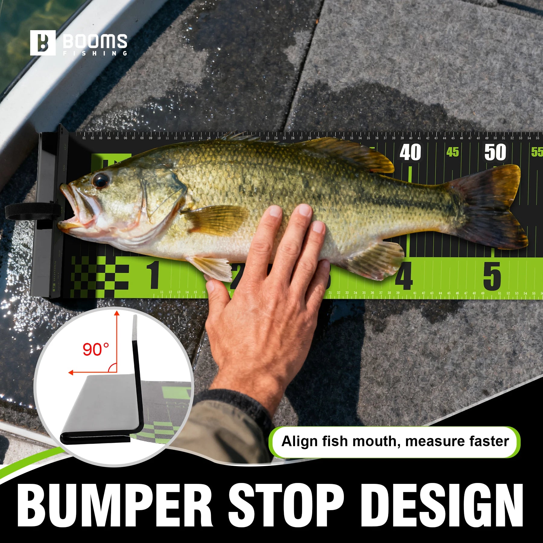 Waterproof Fishing Ruler Board – PVC Fish Measuring Tool for Accurate Catch Measurement