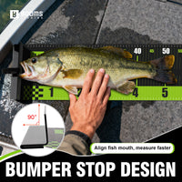 Waterproof Fishing Ruler Board – PVC Fish Measuring Tool for Accurate Catch Measurement