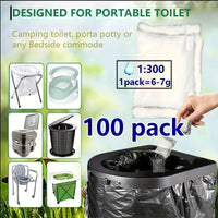 Eco-Friendly Poo Powder Gel for Camping Toilet Waste Disposal