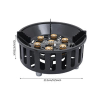 7-Core Camping Stove 21000W High-Power with Electronic Ignition