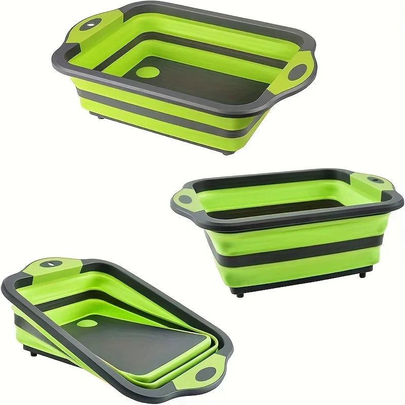 Portable Foldable Basin with Sink & Storage – Perfect for Travel