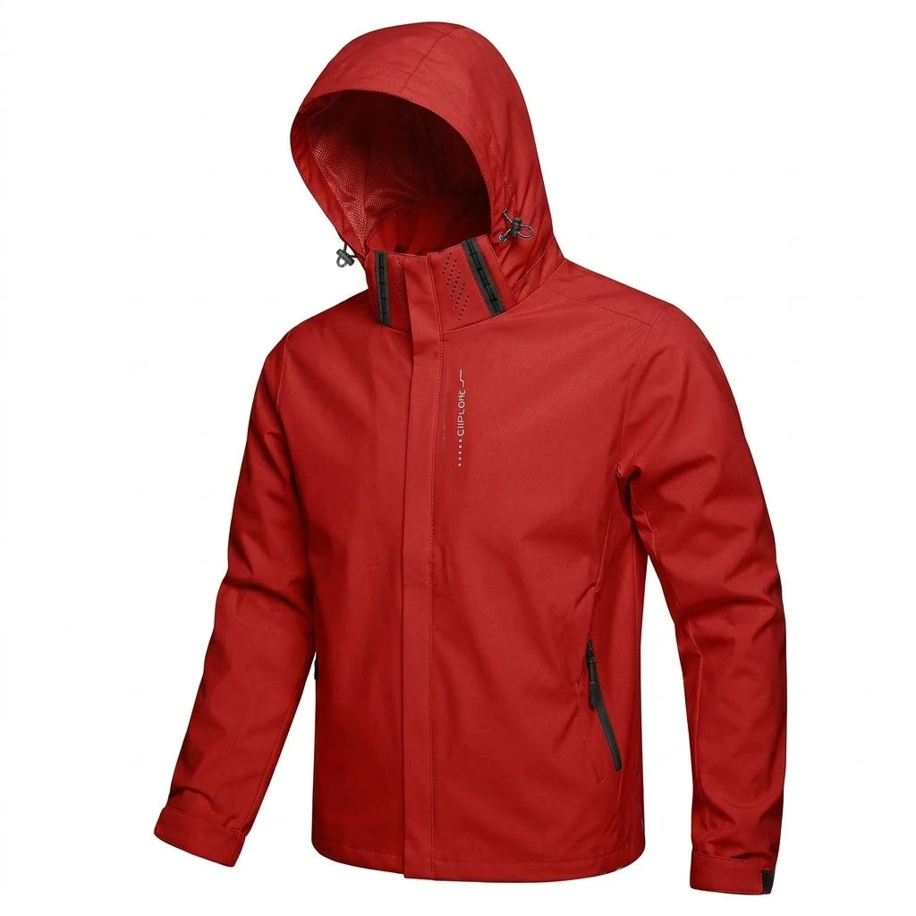 Waterproof Windproof Jacket – Lightweight Hoodie for Hiking, Cycling & Outdoor Work