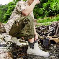 Men’s Heavy Duty Waterproof Rain Boots – Durable Outdoor Fishing & Work Boots