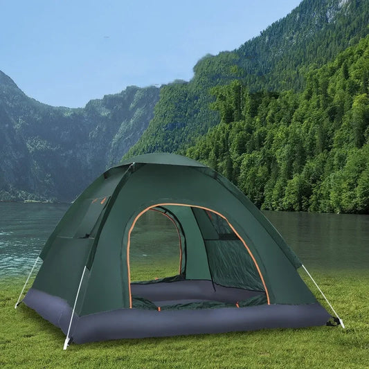 2-3 Person Outdoor Pop Up Tent – Waterproof Automatic Camping Tent