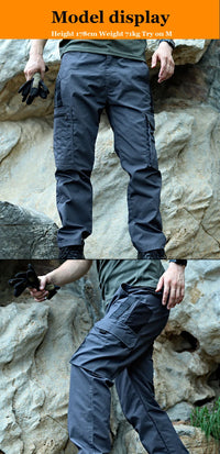 Outdoor Cargo Pants – Waterproof Multi-Pocket Outdoor Work & Training Trousers