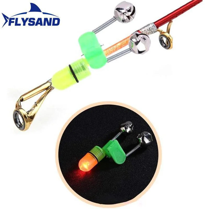 Electronic Fishing Bite Alarm – Loud LED Buzzer Indicator for Day & Night Fishing
