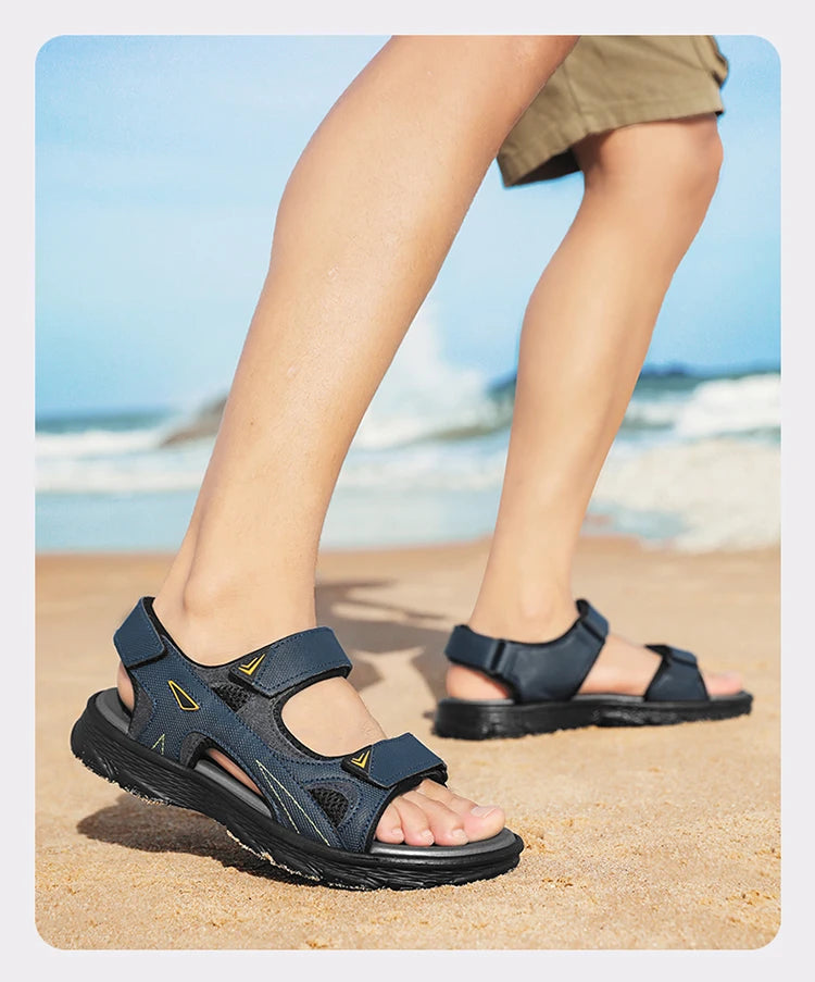 Men's Waterproof Hiking Sandals Outdoor Beach Sandals