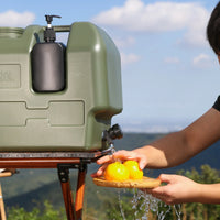 15/20L Water Bucket Large Capacity Portable Camp Water Bag with Detachable Faucet No Leakage for Camping Fishing Picnic Hiking