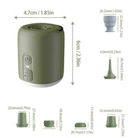 WESTTUNE Tiny Air Pump with Camping Lantern – 4.5kPa Inflator
