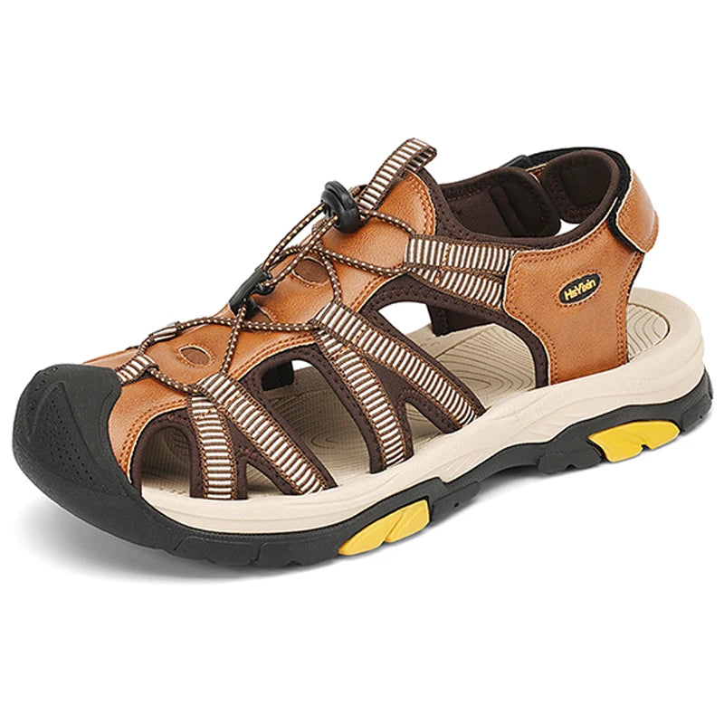 Men's Waterproof Hiking Sandals Outdoor Beach Sandals