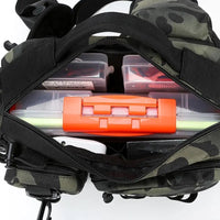 Heavy Duty Fishing Gear Shoulder Bag – Multi-Compartment Outdoor Tackle Storage Bag